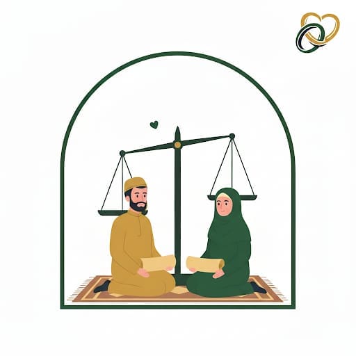 صورة مقال: ميزان الحقوق والواجبات: أساس العلاقة الزوجية في الإسلام